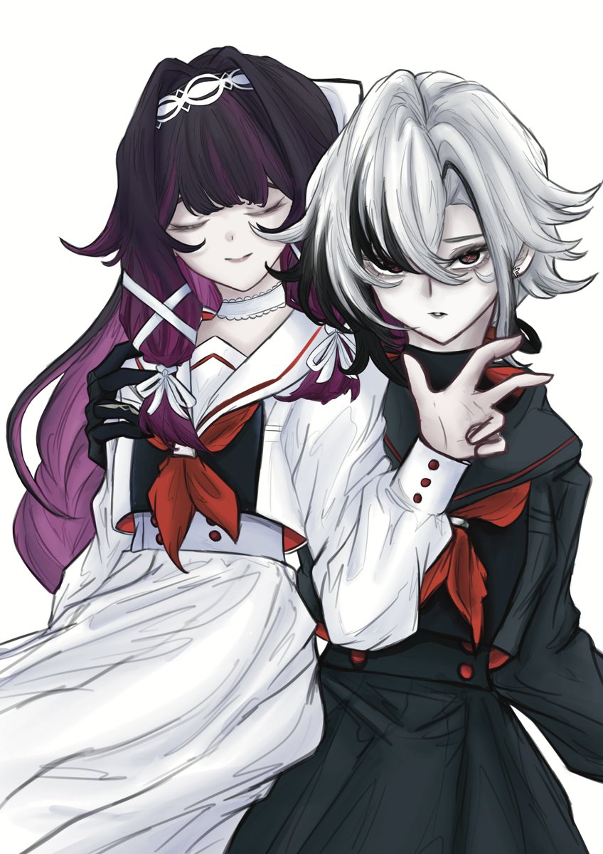 seoyoul2354's tweet photo. #arlebina #arlecchino #columbine #genshin https://t.co/pPTPtHTNC8