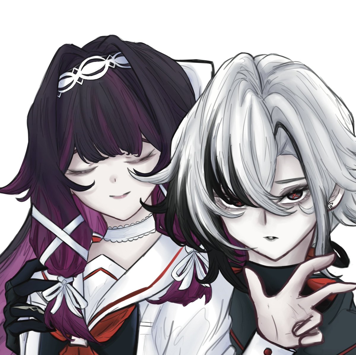 seoyoul2354's tweet photo. #arlebina #arlecchino #columbine #genshin https://t.co/pPTPtHTNC8