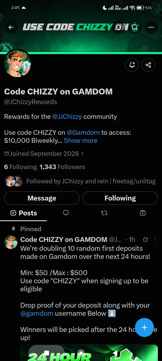 cocotyang09's tweet photo. @JJChizzy @gamdom @JChizzyRewards done

tagging @mochiprivvv https://t.co/ruHkTojm9a