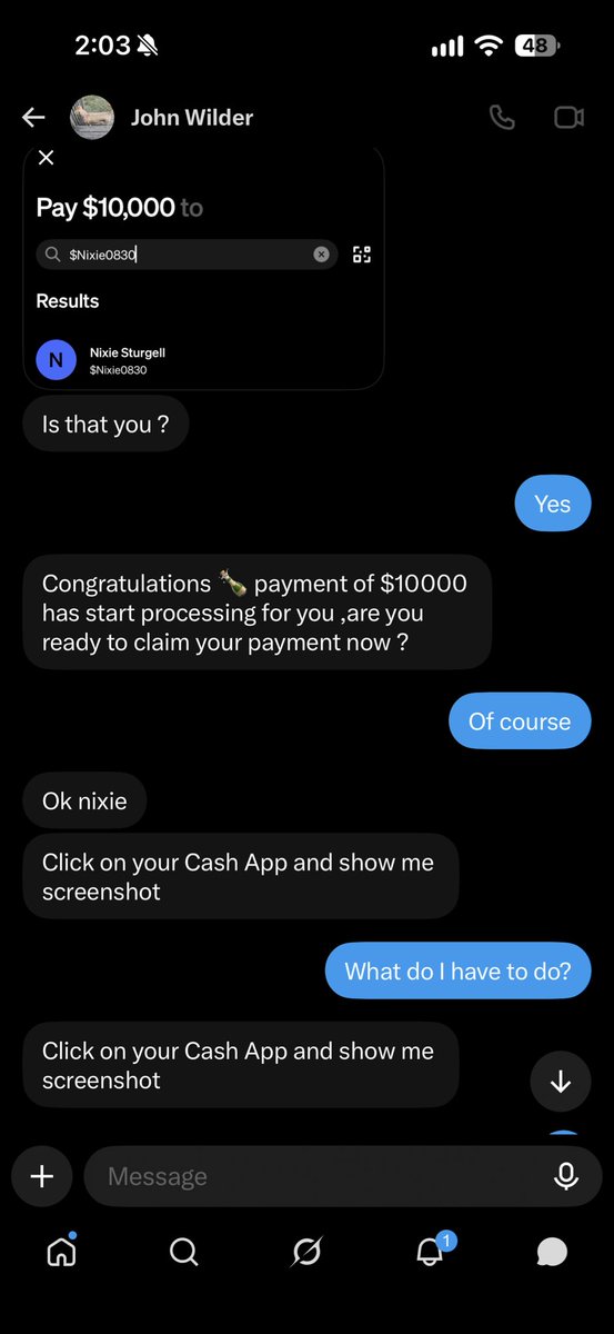 nixie0830's tweet photo. Scammers again….damn is no one real…..keep your eyes out ladies. https://t.co/SNl4vLGaRW