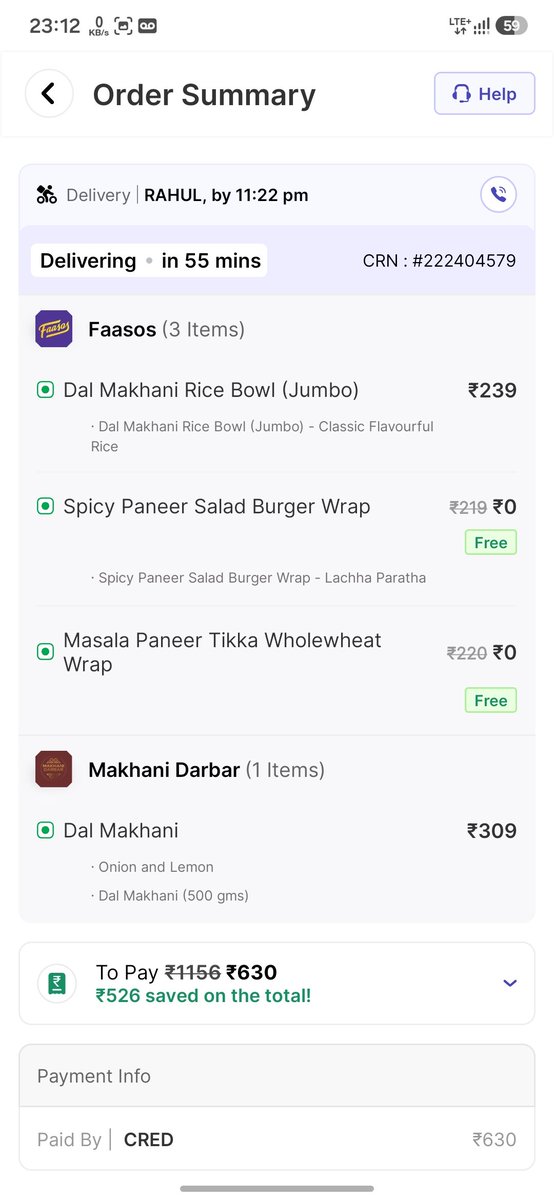 JeelPatel07's tweet photo. @eatsurenow @faasos @faasos_support @Help_at_Faasos @jagograhakjago @consaff  THIS IS UNACCEPTABLE.
Order #222404579, placed at 9:50 PM, was supposed to be delivered around 10:30 PM. Since then, the ETA has been repeatedly pushed by 10 minutes at a time. The app itself shows “Running Late.”
What makes this worse is that neither customer support nor the delivery partner is responding properly, and the delivery partner is not answering calls. Customers should not have to keep waiting indefinitely after paying for an order.
This is a complete failure of delivery management and customer service. If you cannot meet the promised delivery time, communicate honestly instead of continuously changing the ETA.
I want an immediate resolution, a clear explanation for this delay, and appropriate compensation/refund for the inconvenience caused.
Please escalate this complaint and have someone from the responsible team contact me immediately.
@faasos @faasos_support #Faasos #CustomerService #FoodDelivery #DelayedOrder #ConsumerRights