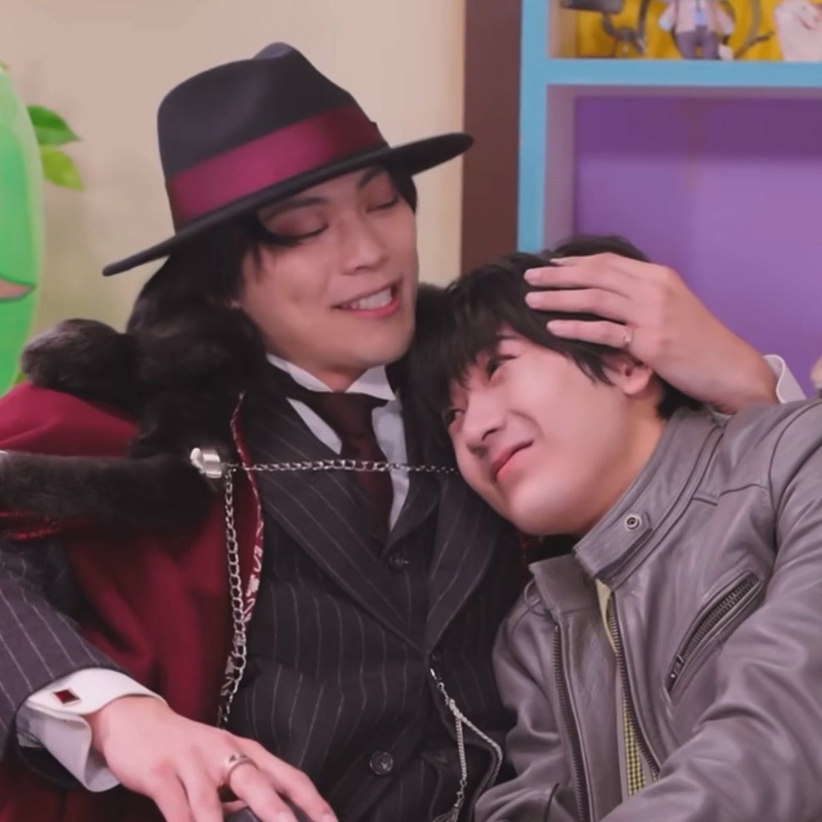_Captain_Duck's tweet photo. Mr. Higashi in his gay drama vs him in Kamen Rider https://t.co/unIm9kBtLH