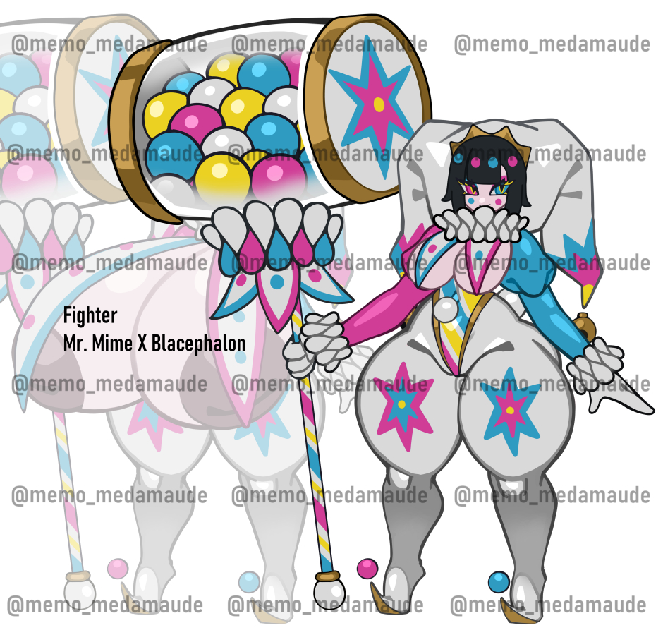Ao_Eita's tweet photo. "Fighter Mr. Mime X Blacephalon"
SB-40$ full body
Min-5$
https://t.co/9kCrrhYPhR
#Auction #adopt #adoptable #pokemon #pokemonadopt #furry #furryadopt #furries #characterdesign #characteradopt #Mrmime #Blacephalon https://t.co/FsJFLGcQhi
