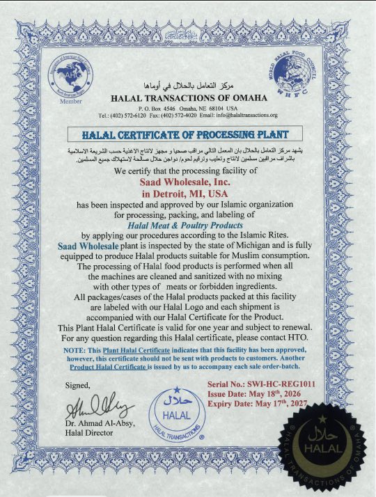 LauraLoomer's tweet photo. It’s about time the city of Dearborn, Michigan is sued for Muslim bias! I’m happy to hear a lawsuit has just been filed by a Dearborn resident against the city of Dearborn and their Mayor Abdullah Hammoud, alleging they favor Muslims over Christians and Jews. The lawsuit, which was filed Thursday, Sept. 17, in federal court in Detroit, Michigan, is the latest case concerning Christians in America who have raised concerns about Islamic Dearborn officials.

Want more evidence that Dearborn and its Muslim Mayor Abdullah Hammoud @AHammoudMI are forcing Islam and Sharia Law on the people of Michigan?

All meat served to children in Dearborn public schools is CERTIFIED HALAL. Here are the actual receipts from the Dearborn Public Schools website.

This means that all school children in Dearborn, Michigan are being forced to eat meat from fully conscious animals that had their throats violently slashed and sawed without any pain relief or humane care while Muslims yell "Allahu Akbar” and recite Islamic prayers over the animal as it’s dying. 

Thats literally what Sharia Law and the Quran require for meat to be certified as halal.

Earlier this week, I posted an undercover video that was filmed inside a halal slaughterhouse in Florida where kids and random customers were helping slaughter helpless animals who were left bleeding and suffering together in piles on the floor as they moaned in agony. 

This is what Muslims want to do all across America once they gain the political power to do so. 

As more Muslims get elected to various positions in America, you’ll see more efforts by Muslims to force all meat inside grocery stores, schools and  restaurants to be Halal certified. 

We must fight back against this brutality and animal abuse! We must fight back against the Islamification of America. 

RECEIPTS 👇🏻