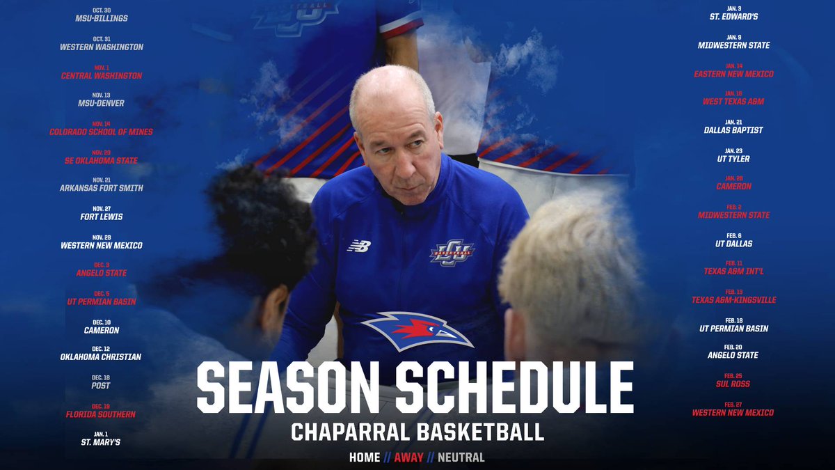 LCU_ChapsMBball's tweet photo. Just around the corner 👀

📰 RELEASE ⬇️
https://t.co/BV8773gcOT

🗓️ FULL SCHEDULE ⬇️
https://t.co/v36bjggB67 https://t.co/AmNuFXIUsO