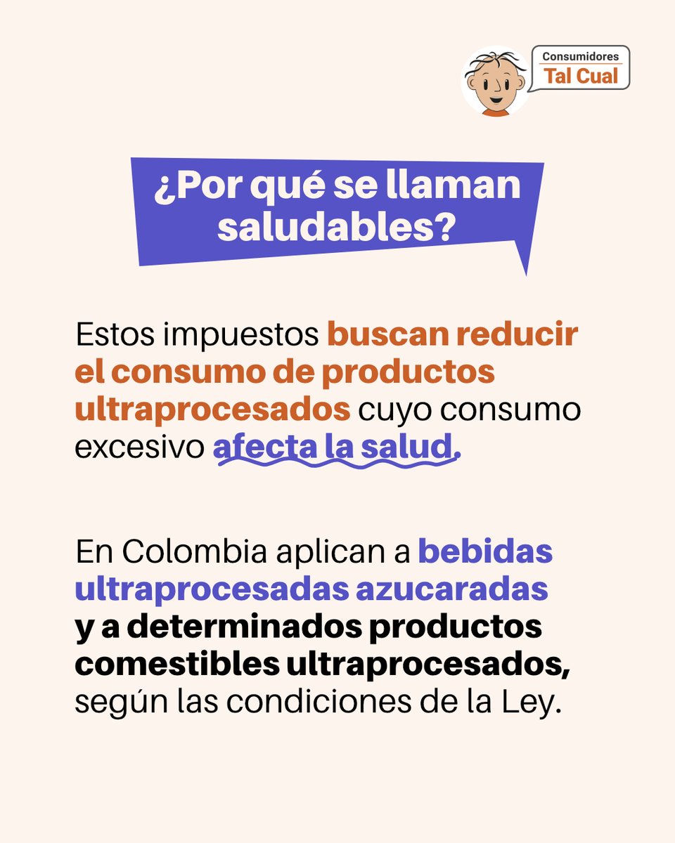 LigaConTalCual's tweet photo. 1/1 ¿Qué tienen que ver los impuestos con nuestra alimentación? 🥤
Los impuestos saludables buscan desincentivar el consumo de determinados productos y contribuir a proteger la salud. Su aplicación depende del tipo de producto y de las condiciones que establece la ley.

🧵 https://t.co/mAG9n0A37t