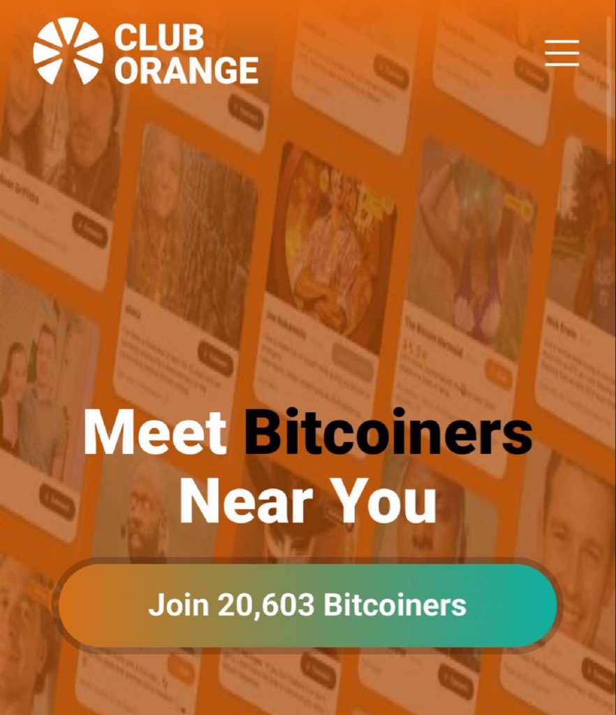 marcel039's tweet photo. Sign up to #ClubOrange now!
Register with my invite link:
🔗 https://t.co/PGXS4pYQpd
Great App to meet #bitcoiners around the world!!!⚡️🌎🧡🍊💊
Stack #Friends Who #StackSats ⚡️
#bitcoin #events #merchants #wallet #zap #meetup #btc #conference #MWBTCSummit #btchel #btchel2026 https://t.co/ZKSYjK0c1e