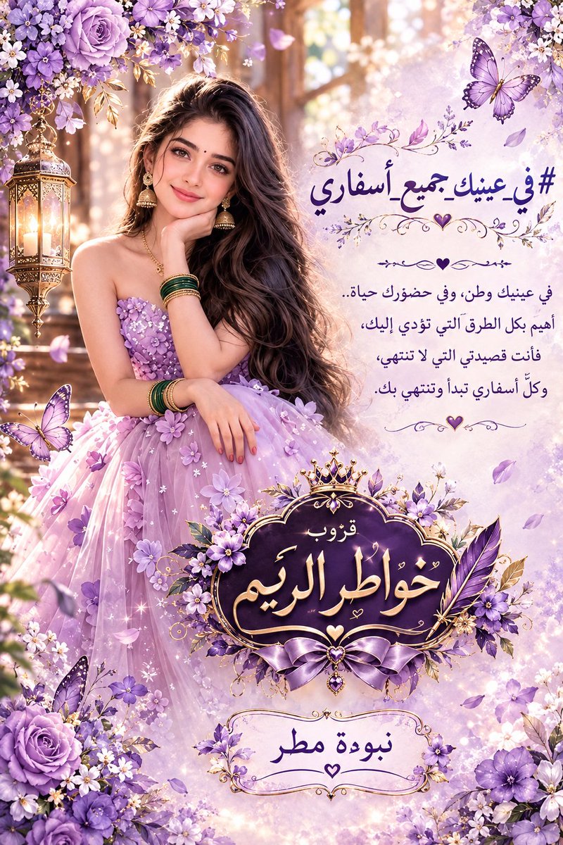 Uls6_1's tweet photo. #في_عينيك_جميع_أسفاري
أطوي المسافاتِ دونَ رحيل،
وأتركُ للدهشةِ أن تقولَ ما عجزتُ عنه.
فكلما نظرتُ إليهما،
شعرتُ أن الطريقَ يعرفني…
وأنني وصلتُ قبل أن أبدأ.
ᯓᡣ𐭩.☘︎ ݁˖
#خواطر_الريم
#ٱريـام https://t.co/VMqJkD7B6B