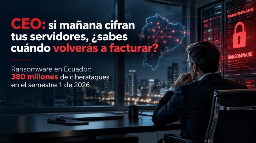 csystemsEC's tweet photo. 380 millones de intentos de ciberataque en Ecuador en solo 6 meses. 
¿Tu empresa sabe cuánto tardaría en volver a operar tras un ataque de ransomware exitoso?
Lee el análisis completo 👉  https://t.co/PF9mZTFoyb

#Ciberseguridad #Ransomware #Ecuador #CSTECH https://t.co/pLS9HfAcho