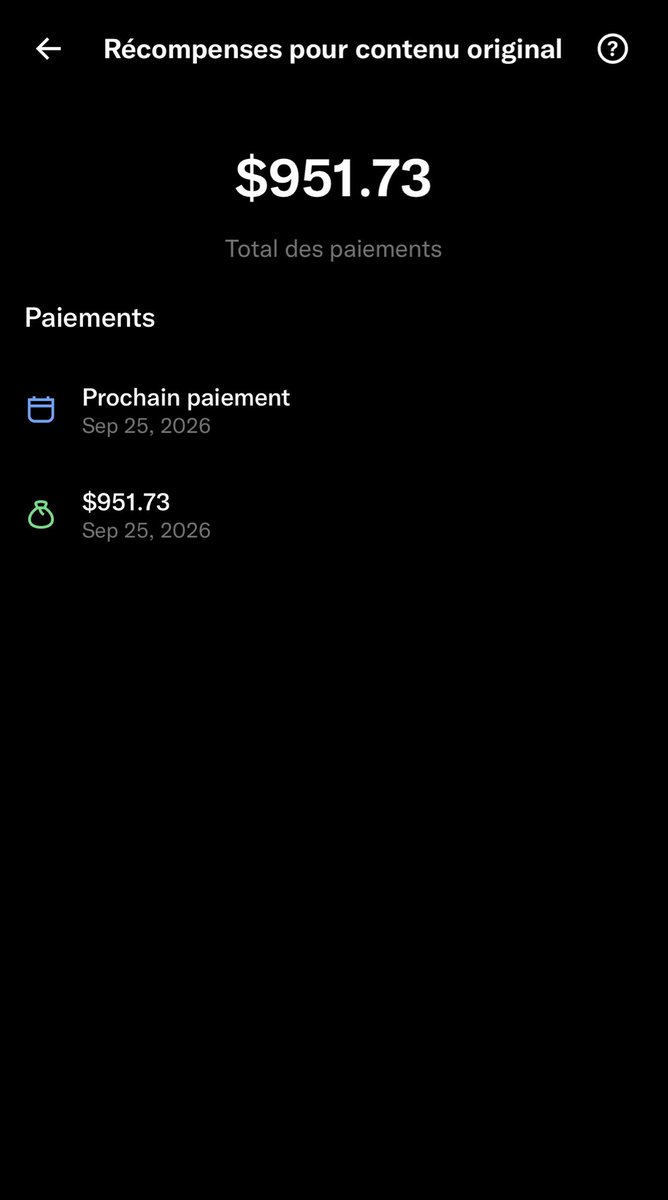 TTrimoreau's tweet photo. First payout from X’s new Original Content Rewards program 👀

$951.73 for the first one.

The old Revenue Sharing program treated me pretty well, so I was really curious to see how the new system would compare.

Safe to say, this is a pretty good start.

Now let’s see how it evolves over the next few months. 🚀