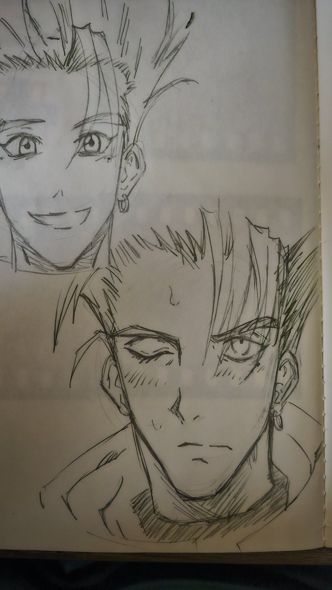 SmolFryAzukai's tweet photo. I'm so obsessed with him 🫶😩 I need to draw him more https://t.co/Qmn9enqTZJ