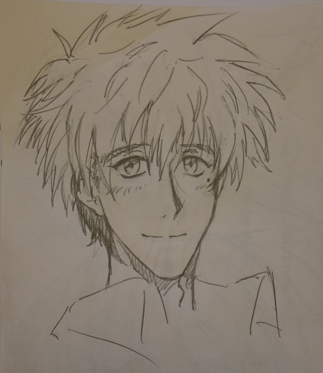 SmolFryAzukai's tweet photo. I'm so obsessed with him 🫶😩 I need to draw him more https://t.co/Qmn9enqTZJ