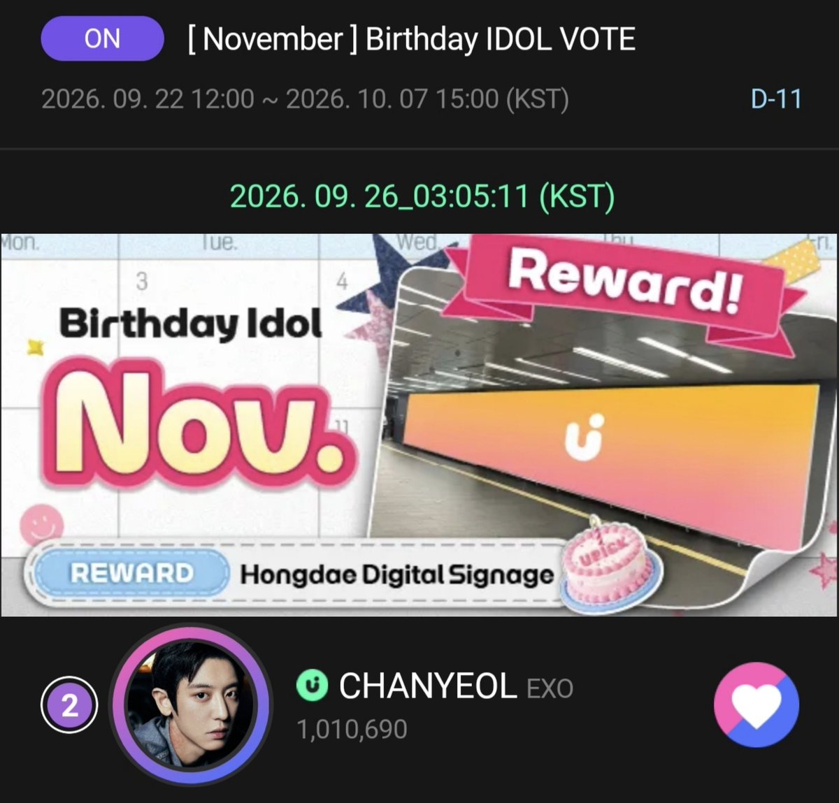vote4pcy's tweet photo. 📢 [CHANYEOL BIRTHDAY VOTE]  

 🗓️D-11

Chanyeol's rank: 🥈

⚠️collect jams on all your accounts and leave them for mass voting which we will announce later!

#CHANYEOL #찬열 #박찬열 #朴灿烈 #灿烈 #チャニョル #엑소찬열 #EXO_CHANYEOL #EXO https://t.co/DPvSTW3PiA