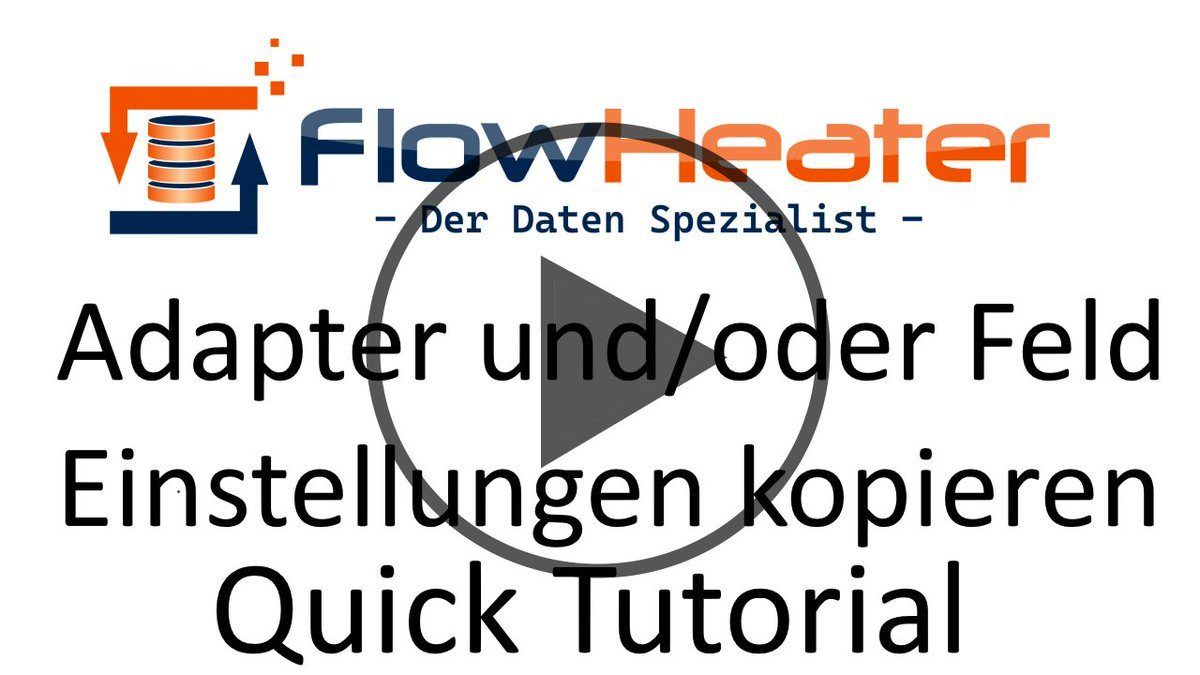 flowheater's tweet photo. Neues YouTube Quick Tutorial, das zeigt wie FlowHeater Adapter und/oder Feldeigenschaften effizient übernommen werden können.

https://t.co/4aEN67Malf

#FlowHeater #ETL #Datenintegration #CSV #Datenmigration #Tutorial #Datenexport #Datenimport https://t.co/T6VZYZw75K