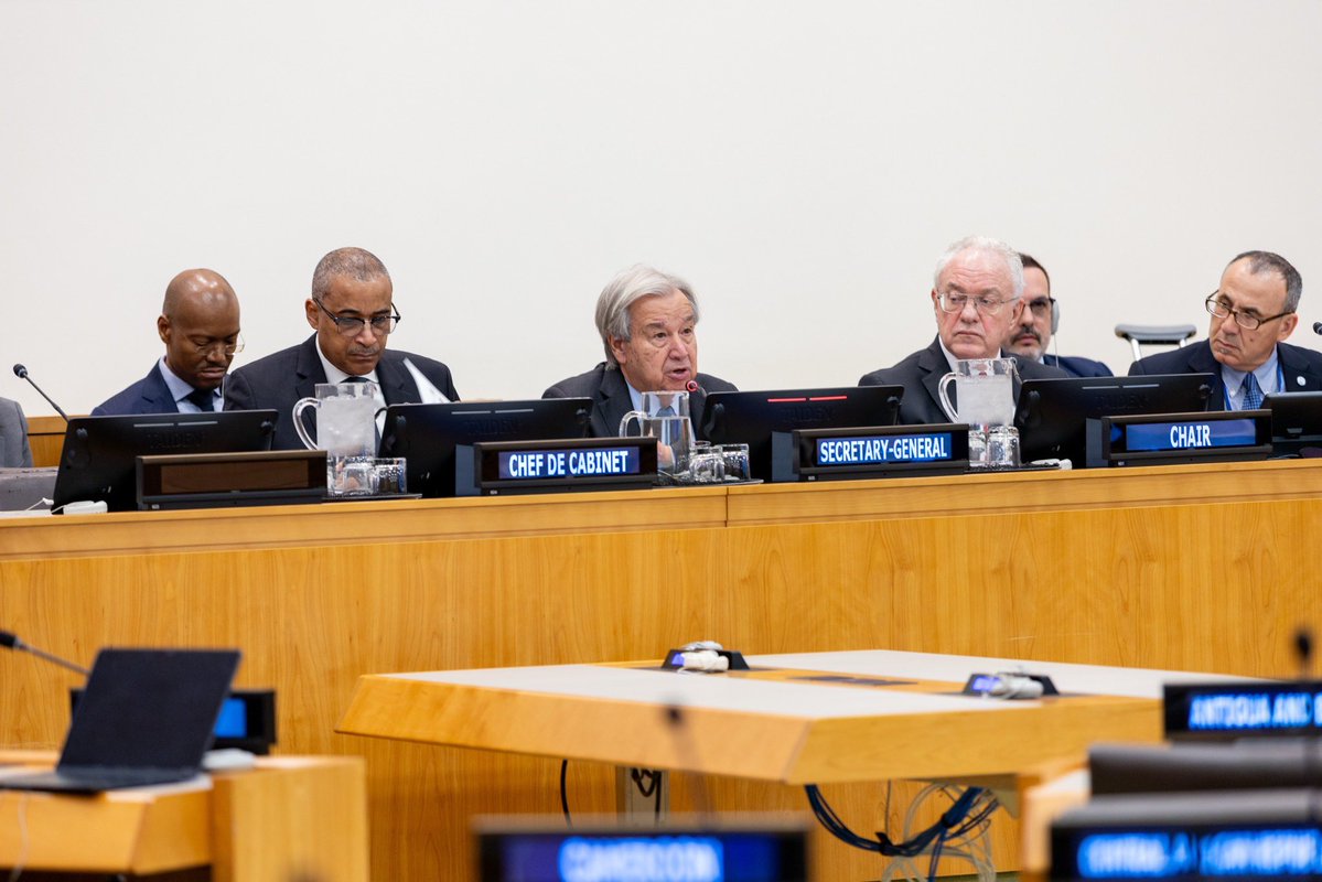RwandaMFA's tweet photo. This morning, Minister @onduhungirehe attended the 50th G77 Annual Meeting of Ministers for Foreign Affairs, held under the theme “The Global South and the Future of Multilateralism.”

In his address, he reaffirmed Rwanda’s commitment, as Rwanda assumes the G77 Chairmanship, to working collectively with all members to strengthen the Group’s unity, advance the shared priorities and interests of developing countries, and uphold the principles of the UN Charter through greater coordination and transparency.