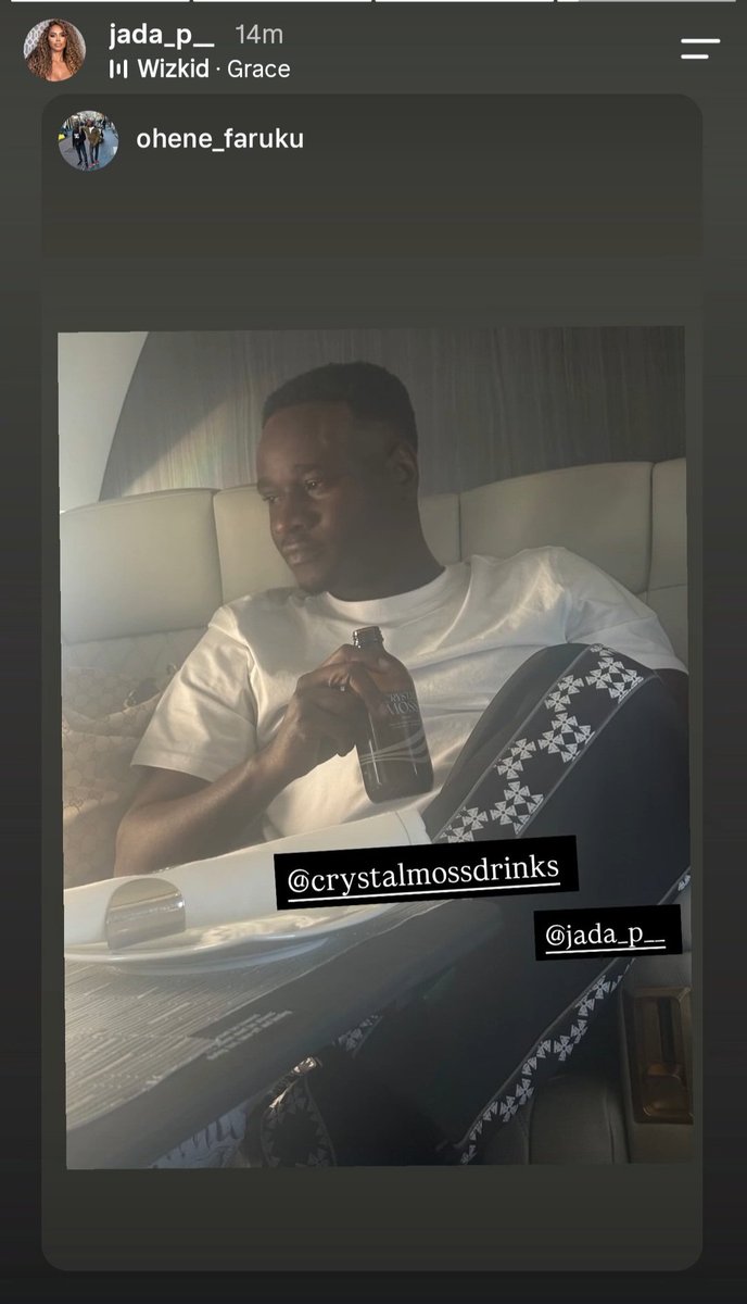 Elozino__'s tweet photo. Jada P &amp; Farouk via IG 📸

Crystalmoss Drink 🍸 https://t.co/TegzQ1sL30