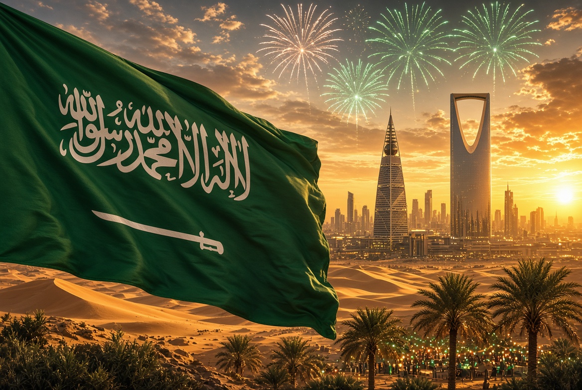 HsH3349's tweet photo. روحي وما ملكت يداي فداه
وطني الحبيب وهل أحب سواه
وطني الذي قد عشت تحت سمائه
وهو الذي قد عشت فوق رباه
أنا السّعودي رايتي رمز الإسلام
وأنا العرب أصل العروبة بلادي
وأنا سليل المجد من بدأ الأيام
الناس تشهد لي ويشهد جهادي
يا وطناً دام عزك شامخ والدين سيرة
ما رضينا غير أرضك نسكن ونعشق ثراها
أنتمي لك والفخر لي شخص وأرضه جزيرة
يالسعودي بس اسمك لمع في كل ديرة
دام عزك يا مملكة الحرمين، وكل عام وأنتِ بخير