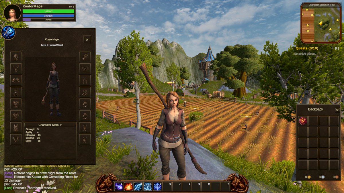 PlayLovae's tweet photo. Development update — Legends of Vaeloris ⚔️
✅ Character Selection
✅ Persistent characters
✅ Character Equipment
✅ Class abilities
Featuring our Human Wizard and Icy Rain. ❄️
The world is starting to feel like an RPG.
#indiedev #gamedev #MMORPG https://t.co/9u5TiUwpuf