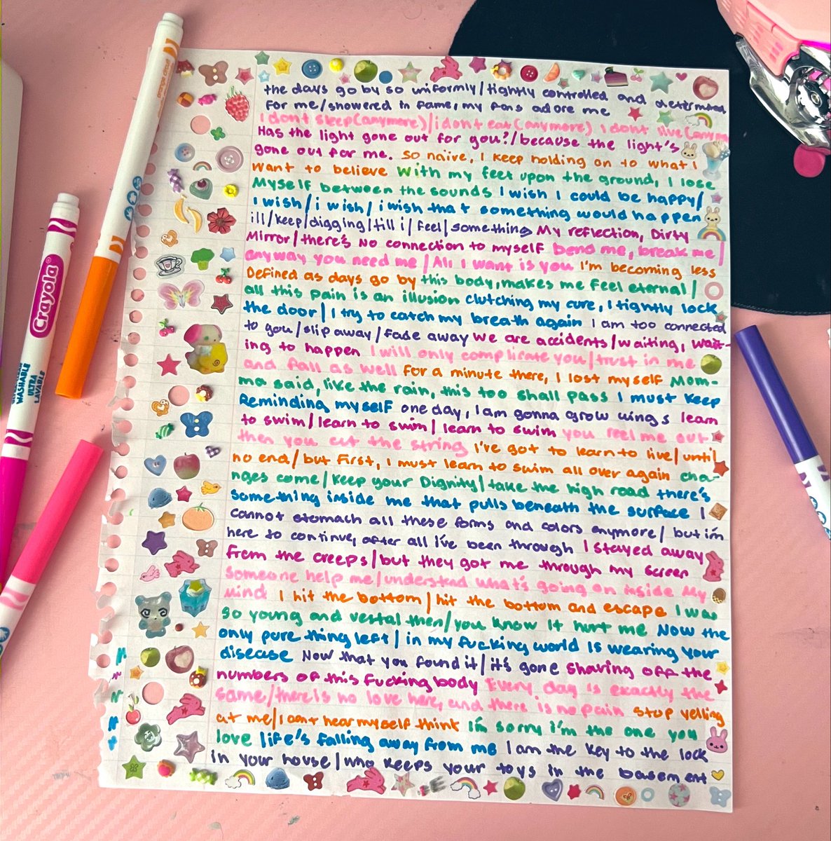 caninekei's tweet photo. this was so fun !  ֹ   ₊  ۟  🌈  you guys should do it ^_^ https://t.co/ZLDmS4ovSW