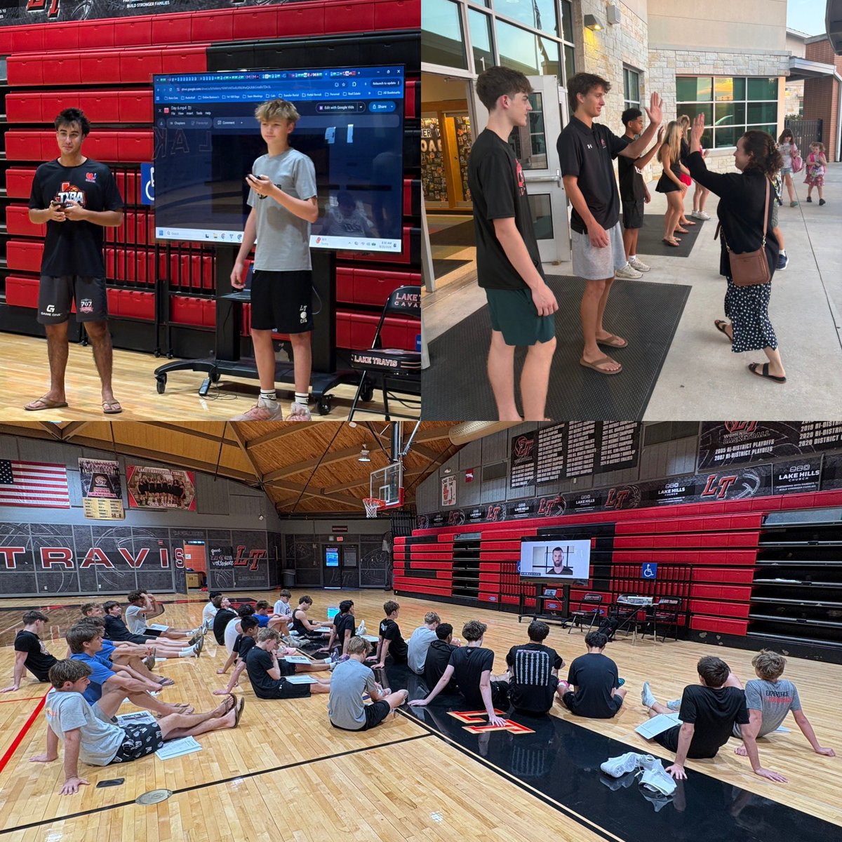 Coach_Shaver1's tweet photo. Culture is not what you say, it’s what you do every day.

High-5’s to start the day with our friends at West Cypress Elementary. Then mental training, cold tubs, and taking time to learn something new about a teammate.

Culture is built in the daily details. https://t.co/wVyjMT81M6