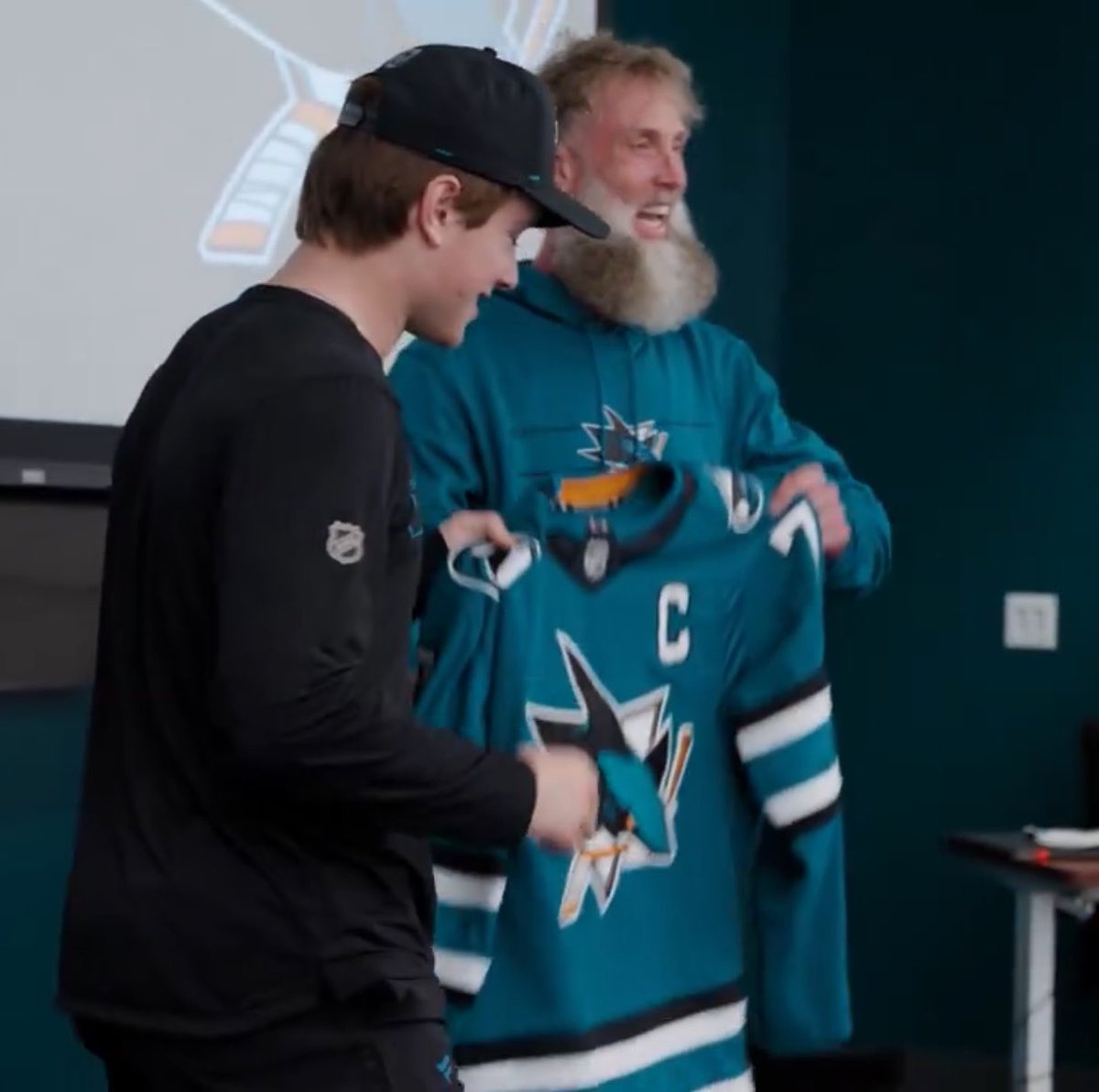 macksarchieve's tweet photo. destined to be the shark’s captain https://t.co/Y8F9eKxBc6