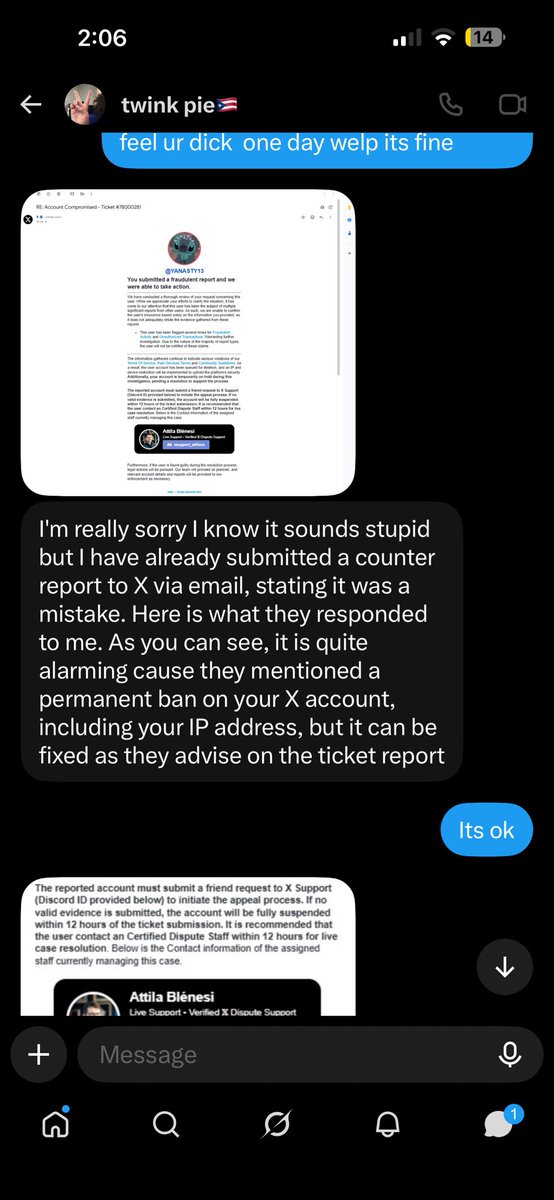 _Kitsune_Demon's tweet photo. @twink_piev3pjr babes ur not getting any ones account this is a old style of getting some sadly Indian dude to steal peoples account how ik Indian in u troll enough they will call u on discord and lord and behold all i hear is a indian man trying to scamsadly https://t.co/3JQDi95s0r