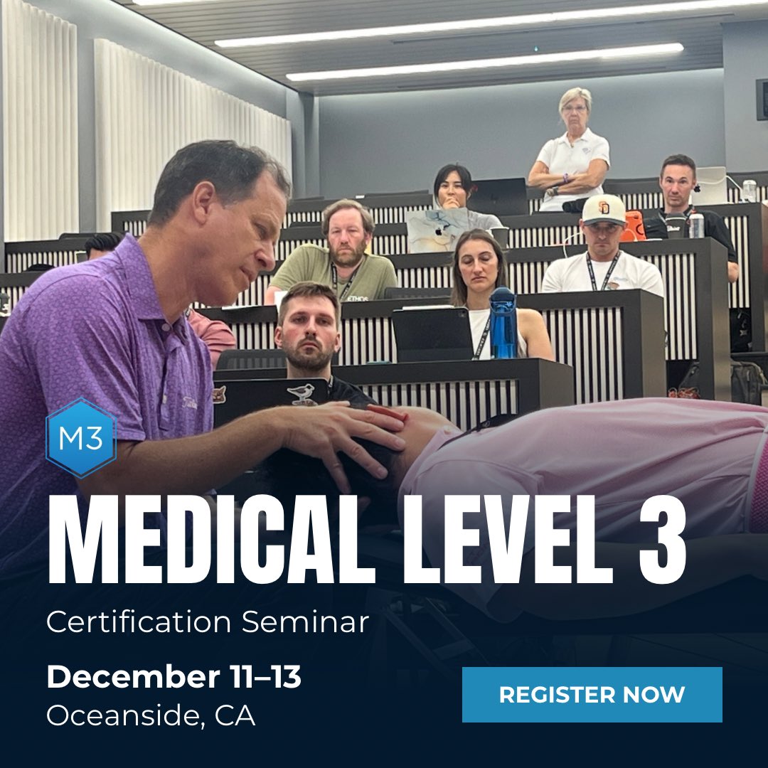 MyTPI's tweet photo. Every golfer has to put in the work, but as coaches and trainers, our job is to make sure they’re working on the right things.

Fitness Level 3 is designed to sharpen that decision-making. Over three days of hands on learning, you’ll work directly with Dr. Greg Rose, Dave Phillips, Lance Gill, Jason Glass, Chris Finn and Janet Alexander, practicing strategies for developing mobility, stability, strength and power.

Fitness Level 3 is just six weeks away. Join us November 6th - 8th in Oceanside. Space is limited. https://t.co/iReyXMctCa

Full schedule: https://t.co/SmoO56Ah4v