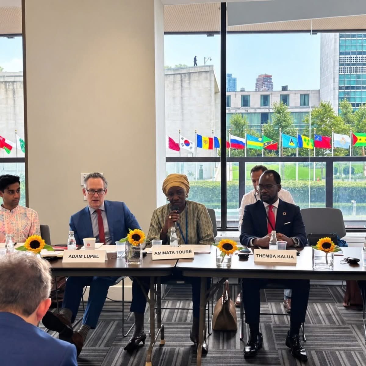 aminatatoureklk's tweet photo. En marge de l’Assemblée générale des Nations Unies j’ai participé à la table ronde organisée par l’Union internationale Interparlementaire sur le thème « Démocratie pour tous ». https://t.co/O1LcnbBkNf