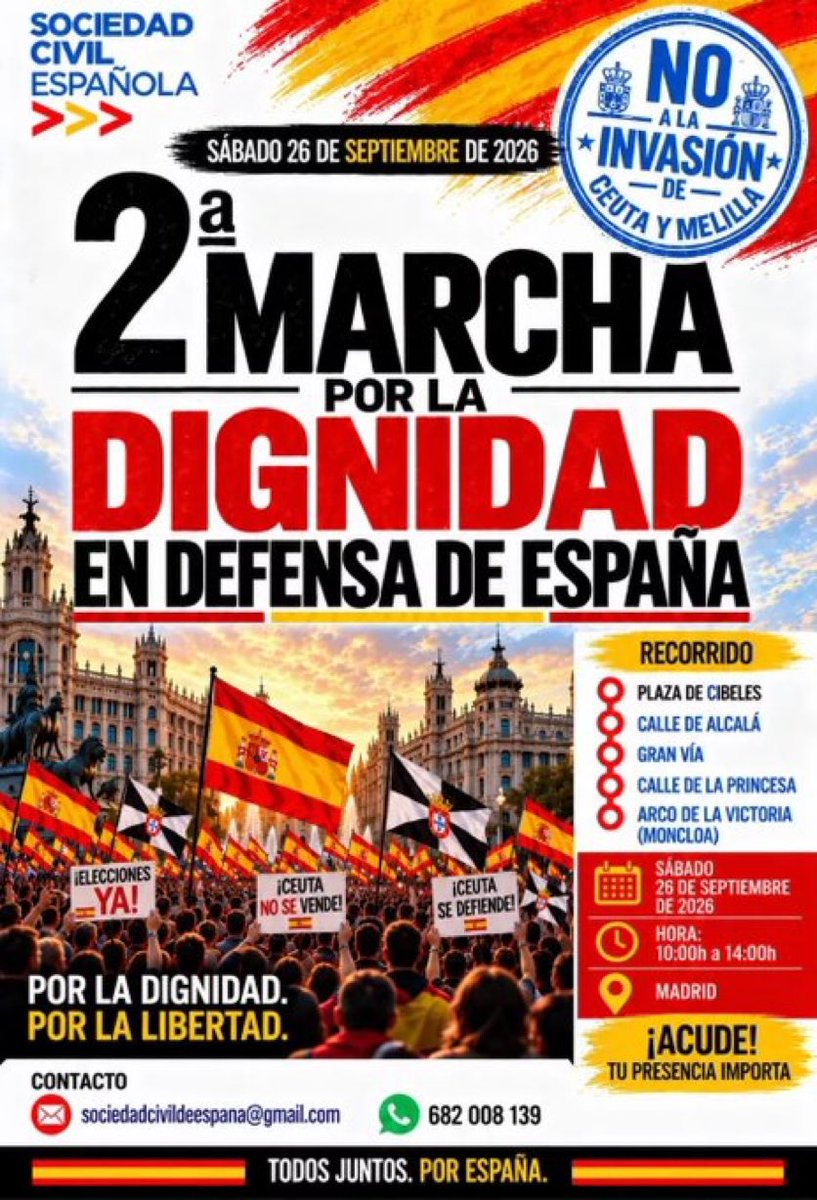 IdiazAyuso's tweet photo. Ceuta no se vende; Ceuta se defiende. https://t.co/GFmVahuGHI