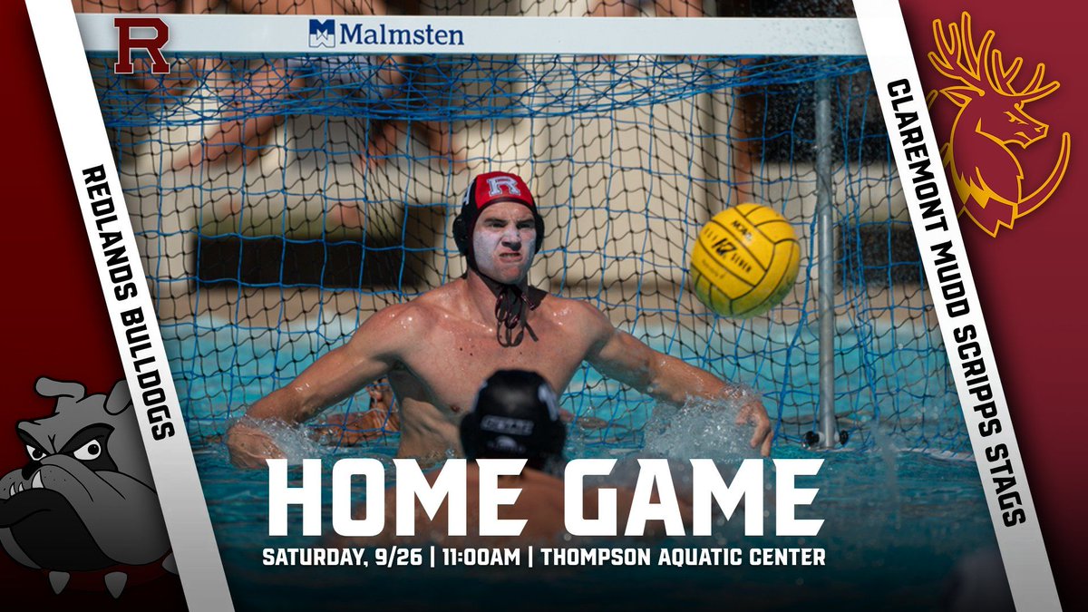 redlandsmwp's tweet photo. Tomorrow is the day! 🤽‍♂️🐾🔥

Pack the stands for a Top 2 #SCIAC Showdown when the No. 2️⃣ Bulldogs host the No. 1️⃣ Stags!

BIG opponent.
HOME pool.
HUGE opportunity.

Don't miss it!

📍 Thompson Aquatic Center 
🆚 CMS
📅 Saturday, 9/26
⏰ 11am

#NCAAWaterPolo #GoBulldogs #LetsDoIt https://t.co/ZFSOOCieBF