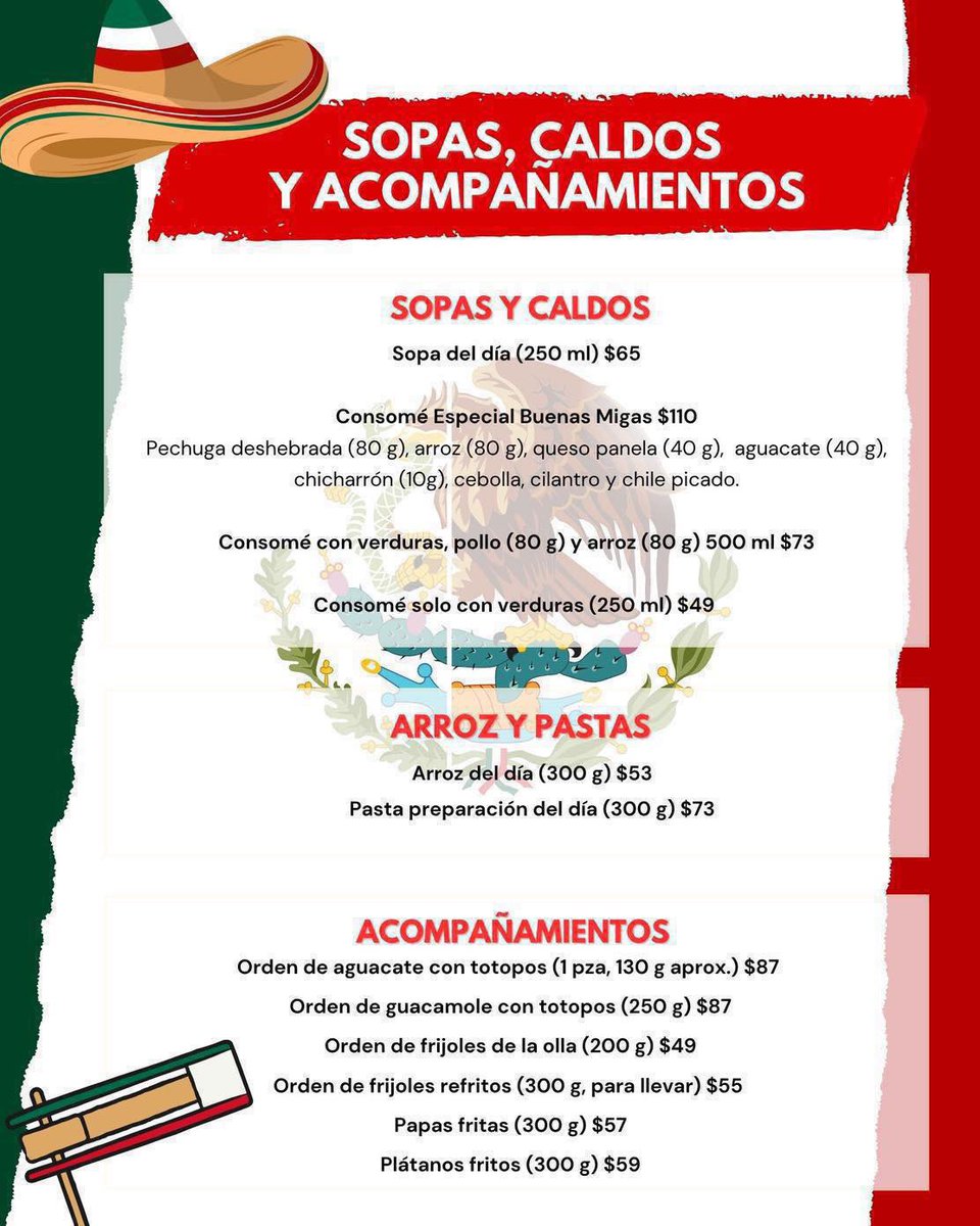 BuenasMigasDF's tweet photo. Menú del día 25 de Septiembre 2026
Pedidos: 5619998984 y 5528395121
 Nicolás San Juan 251 esq. La Morena, Del Valle Norte, CDMX.
 Aceptamos todas las tarjetas.

@En_laDelValle https://t.co/IPgIoLrECY