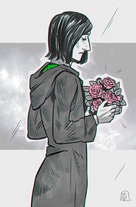 shugister's tweet photo. I’ve adored Severus Snape since childhood and I still can’t believe that people are now liking my art of him. My younger self would have been absolutely thrilled. #SeverusSnape https://t.co/buNzWzgXna