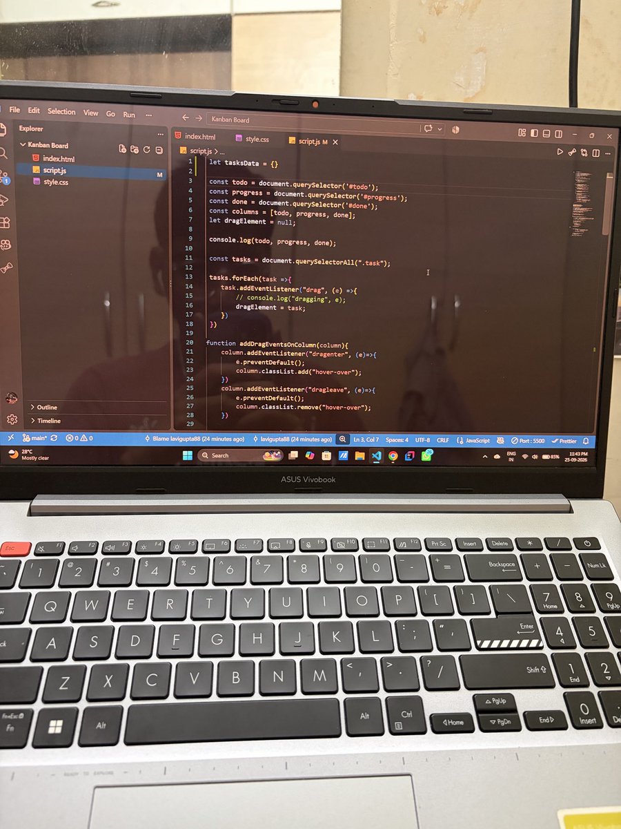 laviiscooked22's tweet photo. Day 4/100 🚀      

~5 hours of studying today.      

• DSA   
• LeetCode   
• Javascript project (Will share the live link later)

Keep learning. Keep building. Keep moving forward.

Day 4 done. ✅      

#BuildInPublic #100DaysOfCode #LeetCode #DSA https://t.co/Jpn8SAnnOM