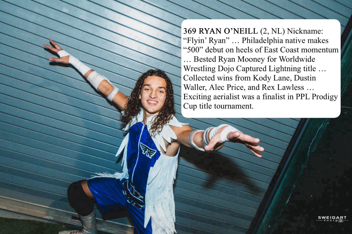 FlyinRyanONeill's tweet photo. 369🪽

Thankful to be included in the @OfficialPWI Top 500

Only way is up! Stay Grinding💯

Weekend Loading….. 
Tonight GCW Detroit, MI
Saturday GCW Cincinnati, OH
Sunday NFW Ogdensburg, NY
Monday Wrestling Open Cranston, RI https://t.co/uHxRWSmCwG