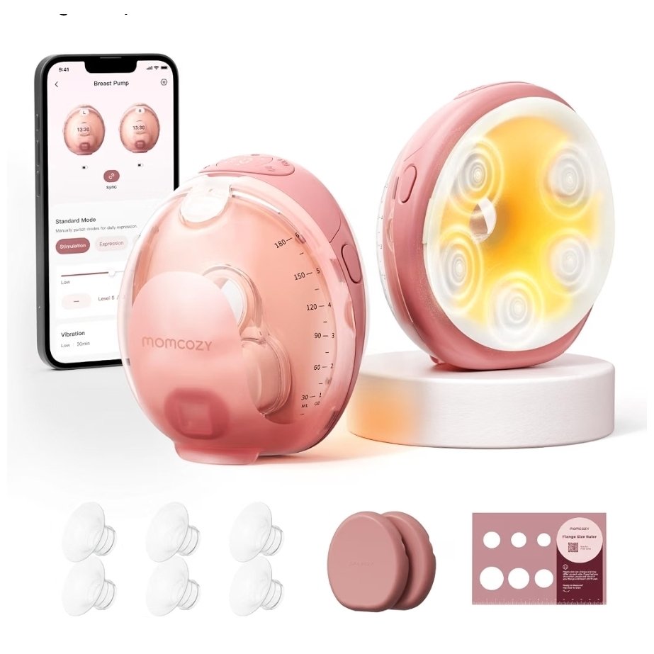 TheTrendy_Times's tweet photo. 25% Off!
Momcozy Wellness 1 Wearable Breast Pump: The smart, app-controlled hands-free pump featuring a revolutionary heated flange and simulated massage for ultimate comfort and fast let-down.

Link: https://t.co/7RC2Tp9Dar

#Momcozy #BreastPump #NewMomEssentials #BabyRegistry #AmazonFinds #AmazonDeals