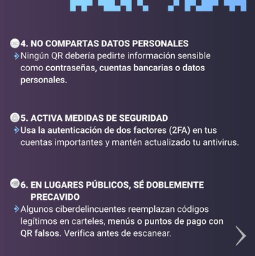 PDI_LosRios's tweet photo. ⚠️ ¡Cuidado con los códigos QR falsos!

Revisa siempre el enlace antes de hacer click.
Al escanearlos, te pueden llevar a sitios falsos para robar tus datos o dinero.
Si algo te parece raro no hagas click.
Infórmate y protégete. #Valdivia #LosRios #ElRanco #Valdiviacl https://t.co/ZsqKprjY1s