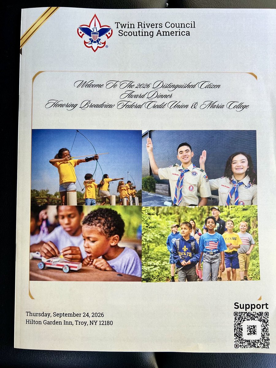 mariacollege's tweet photo. Proud to be honored with the Distinguished Citizen Award by Twin Rivers Council, Scouting America, recognizing Maria College’s 67-year commitment to the Capital Region through education, service and community engagement. #MariaCollege #MariaPride @capregchamber @RenscoChamber https://t.co/ShI7WV4feL