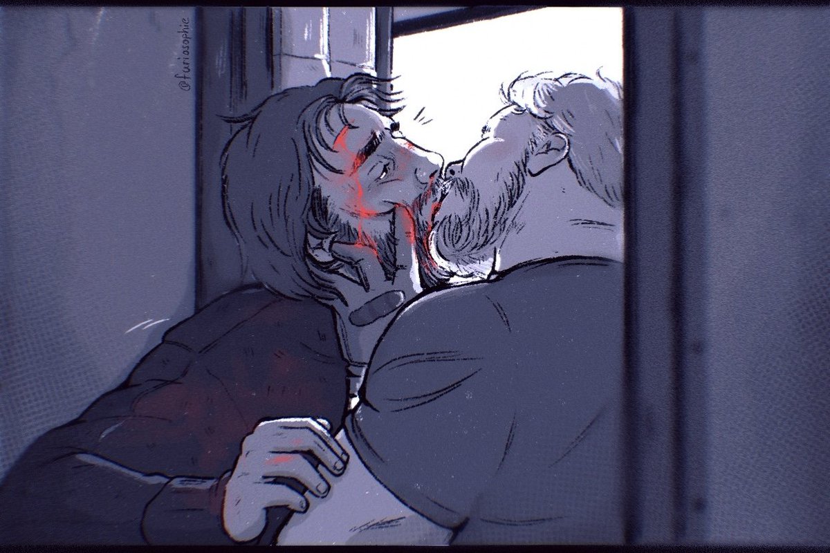 furiosophie's tweet photo. "And then he thought of Gentry. Alone, armed only with a pistol. Zack pulled against the cuffs behind is back in frustration."💥 /sierra six
it's come to my attention that there is a severe lack of #sixtower kissing we need to rectify that STAT!!
#courtlandgentry #zackhightower https://t.co/MWtD6u12pF