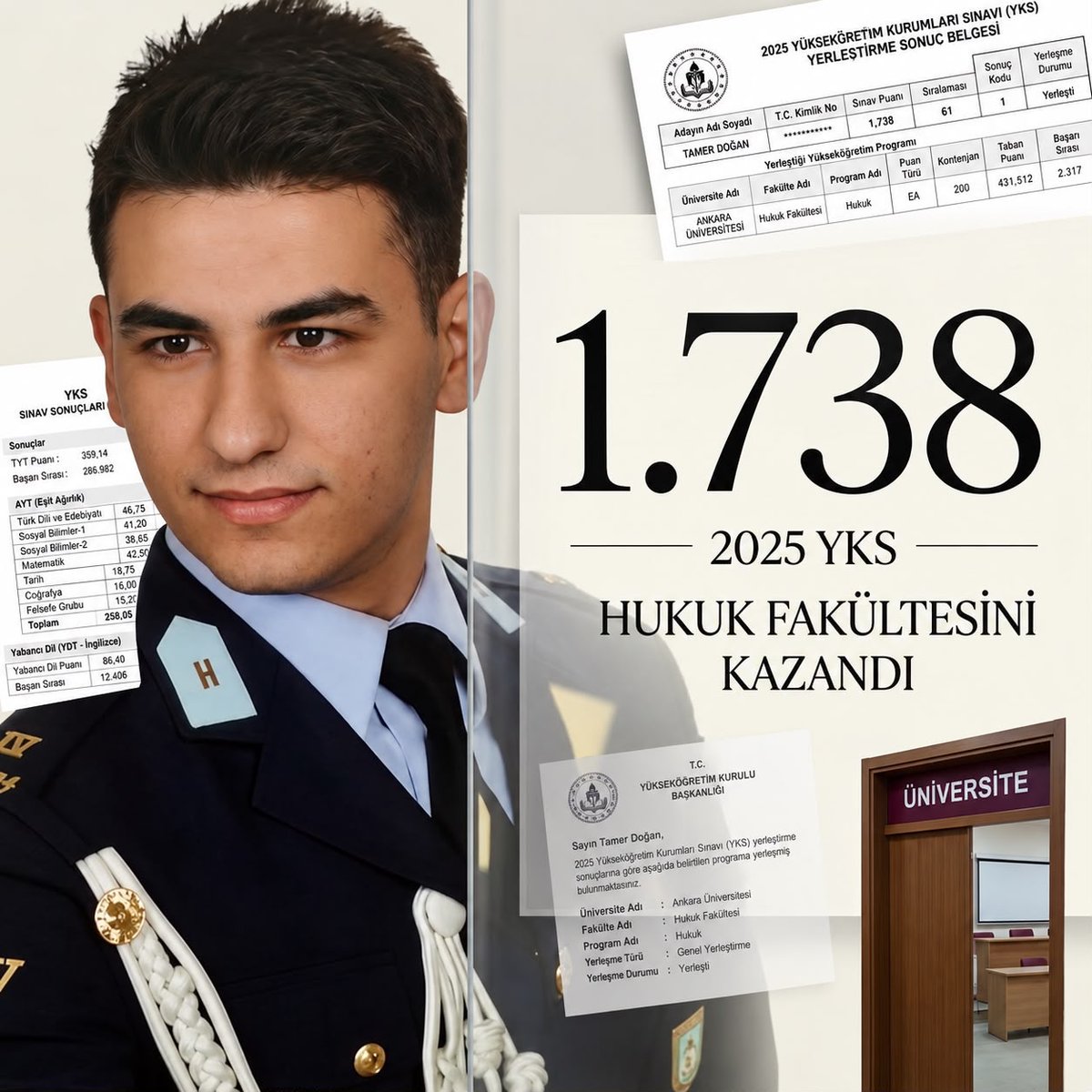 HUKUKCIZGISI's tweet photo. TanerDoganı Duyun 
Cezaevinde Hukuk Fakültesi kazanan birine okuma izni vermemek, adaletten korkmak demektir. Taner Doğan TSK'dan ihraç edildi, darbe ile ilgisi yok, tahliye yok, eğitim yok. https://t.co/VX8zcJqAzS