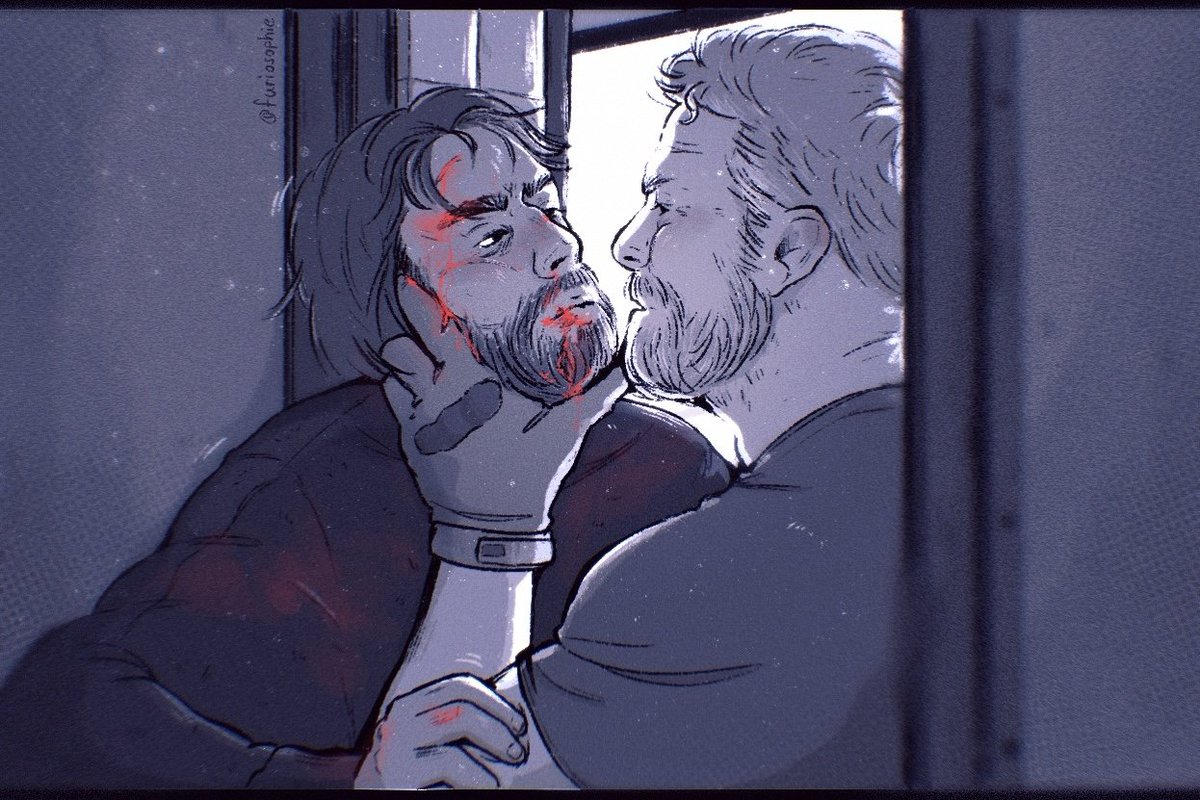 furiosophie's tweet photo. "And then he thought of Gentry. Alone, armed only with a pistol. Zack pulled against the cuffs behind is back in frustration."💥 /sierra six
it's come to my attention that there is a severe lack of #sixtower kissing we need to rectify that STAT!!
#courtlandgentry #zackhightower https://t.co/MWtD6u12pF