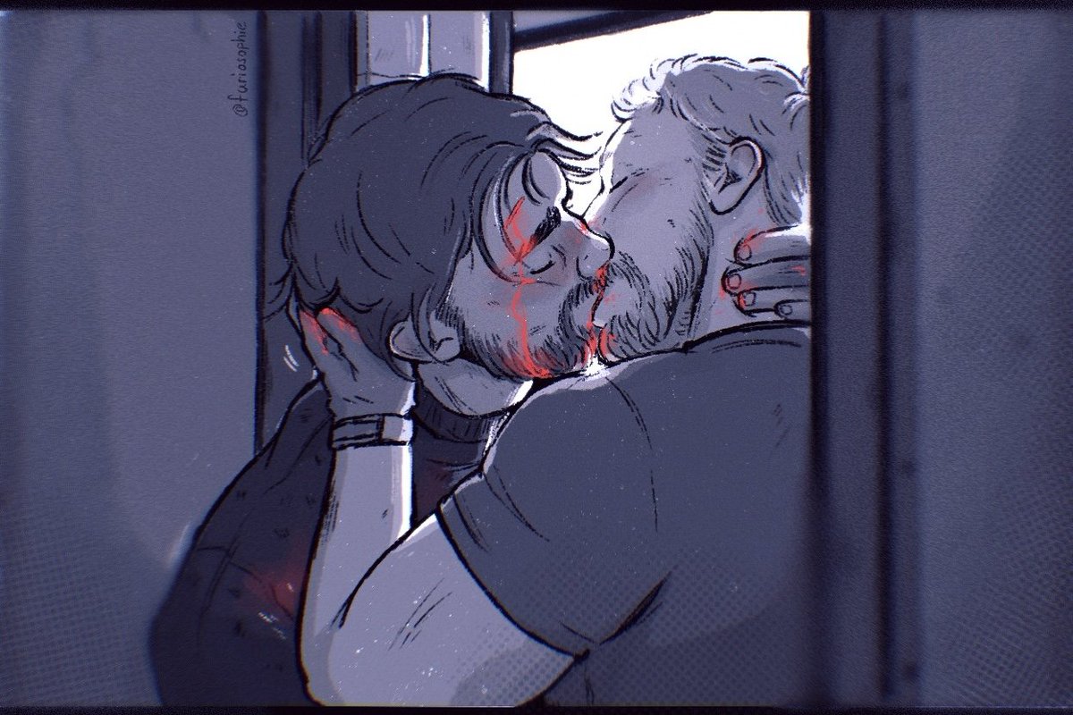 furiosophie's tweet photo. "And then he thought of Gentry. Alone, armed only with a pistol. Zack pulled against the cuffs behind is back in frustration."💥 /sierra six
it's come to my attention that there is a severe lack of #sixtower kissing we need to rectify that STAT!!
#courtlandgentry #zackhightower https://t.co/MWtD6u12pF