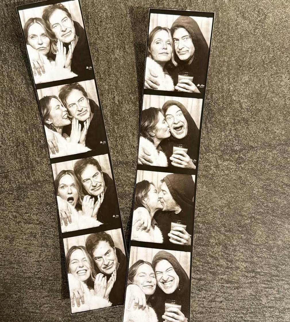 theoradupl's tweet photo. Celebrating from a long press week with 2 people I’ve been watching on sound stages since I could walk. Calling them mom &amp; dad is an honor. 🤍🩶 https://t.co/WWgV3nwxsU