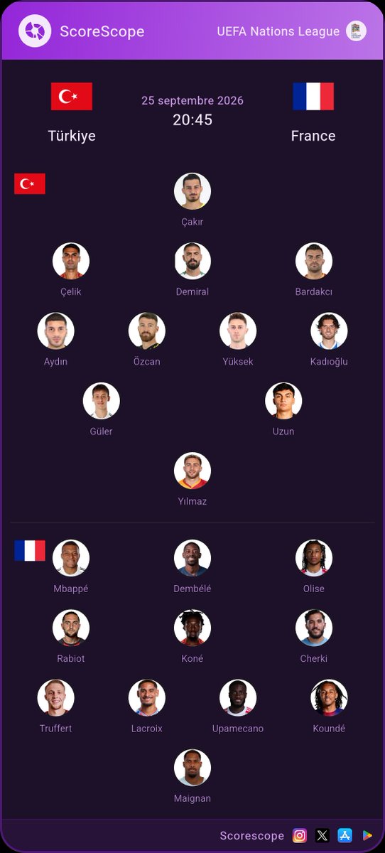 ScoreScopeApp's tweet photo. C'est la première de Zidane sur le banc des bleus !

Quel est votre pronostic ?

Découvrez Turquie - France sur ScoreScope ! https://t.co/LS2IPEjivd