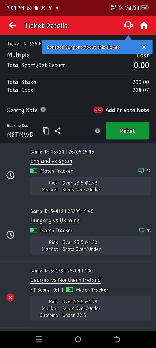 Mikephi57830183's tweet photo. @DavsmartMEDIA_1 Them Play over sportybet mark it loses @SportyBetNG @DavsmartMEDIA_1 https://t.co/DrdGoTYhBU