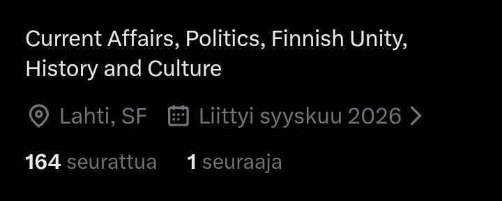 GassGarner's tweet photo. 1 seuraaja, ja sitäkään ei näy. Mikä lie blokannut skämmibotti. https://t.co/D5sOb8ImXp
