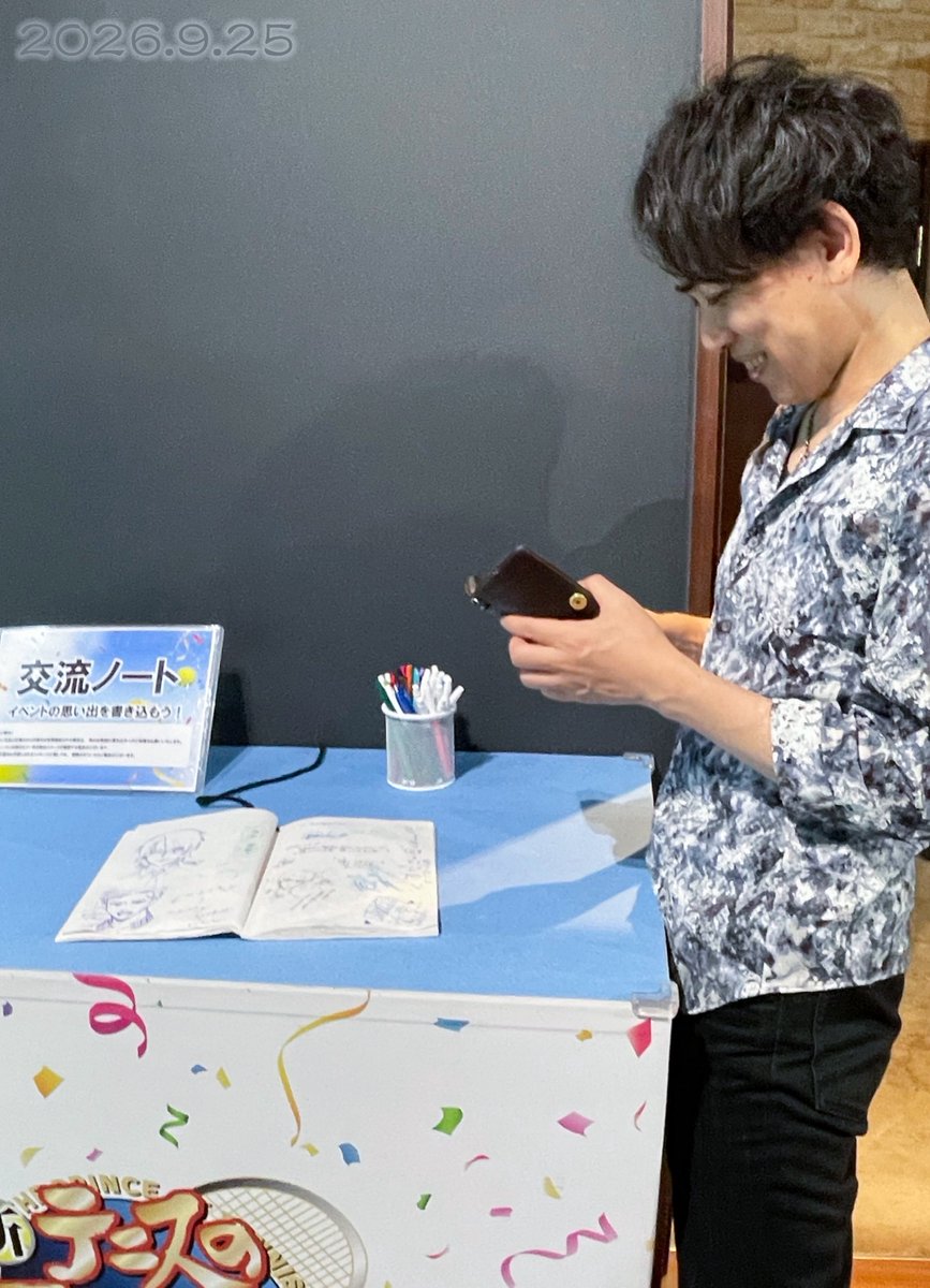KUSUDAman's tweet photo. いつの間に撮ったんだー！笑

#テニプリ🎾
#氷帝祭り https://t.co/FxtFgkA56y