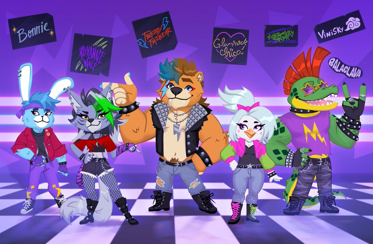 viniskydrawing's tweet photo. FNAF Security Breach 🤘⚡ https://t.co/9Buny8gjDH