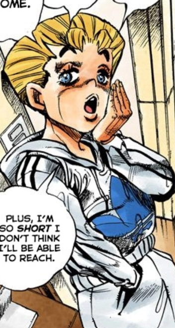 ultimusmighty's tweet photo. Koichi looks so different in the anime compared to the manga in this arc. Didn't expect him to have the flat top again. His Adidas got censored and his sweatpants aren't colored in. https://t.co/rPkRSstCpO