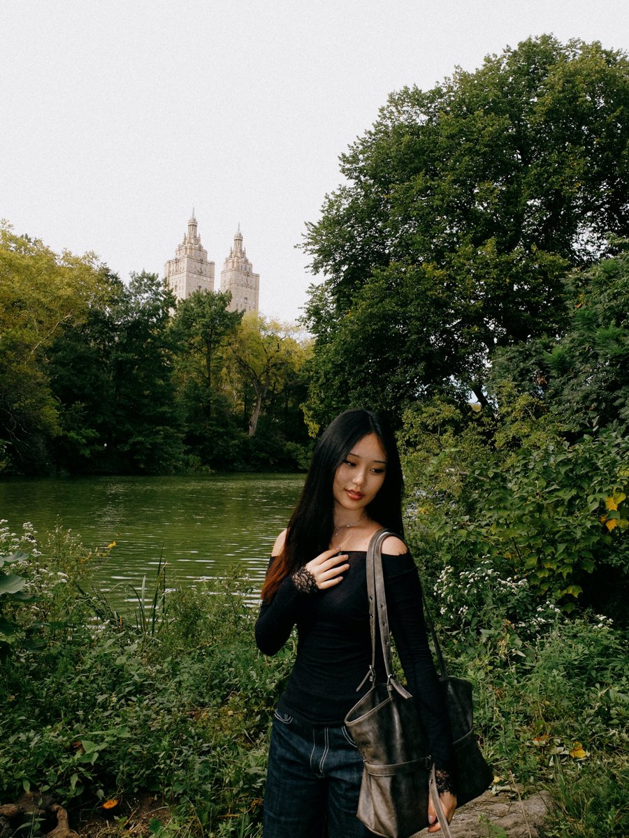 vaerie's tweet photo. yesterdays central park stream  🦢🍃 https://t.co/0nbe0j7pVS