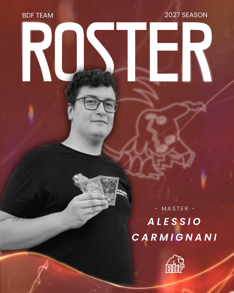 bdf_team_tcg's tweet photo. Welcome back @Alessio_Hyena !🧡

“Una stagione altalenante ma piena di emozioni, dove ho potuto conoscere persone nuove e visitare posti nel quale ho lasciato un frammento di cuore. Non vedo l’ora di affrontare nuove avventure quest’anno con i miei amici del BDF Team.”

#BDFTeam https://t.co/xoXmTd8hpU